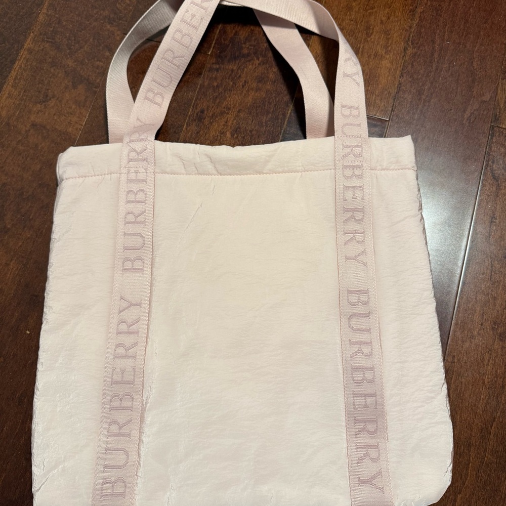 New Burberry Light Pink Tote Bag